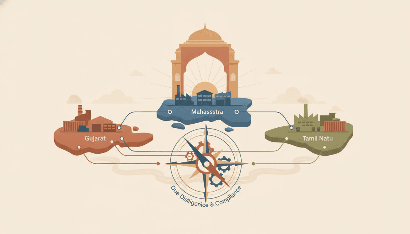 Unlocking India's Industrial Potential: A Strategic Guide to Due Diligence for High-Conviction Assets in Gujarat, Maharashtra, and Tamil Nadu (2026 benchmark)